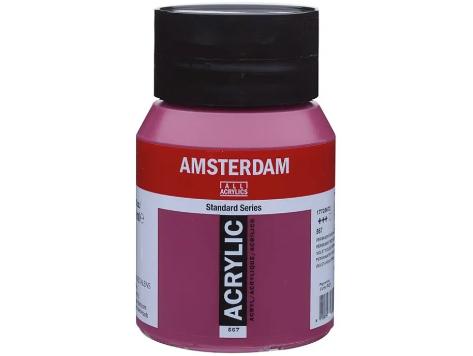 Amsterdam Standard Akryl 500ml – 567 Permanent red violet