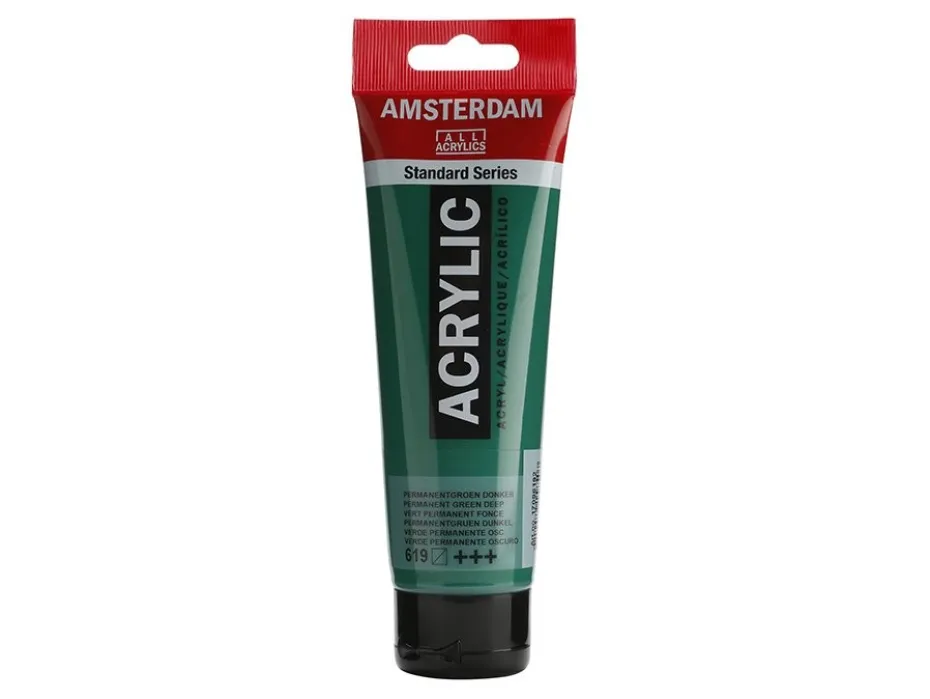 Amsterdam Standard Akryl 120ml – 619 Permanent green deep