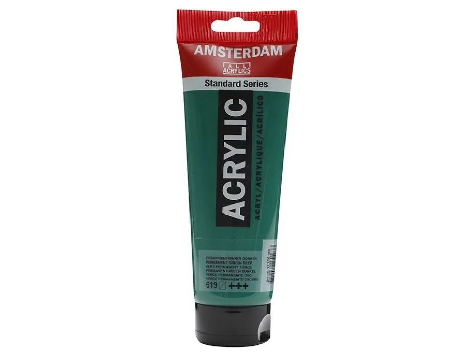 Amsterdam Standard Akryl 250ml – 619 permanent green deep