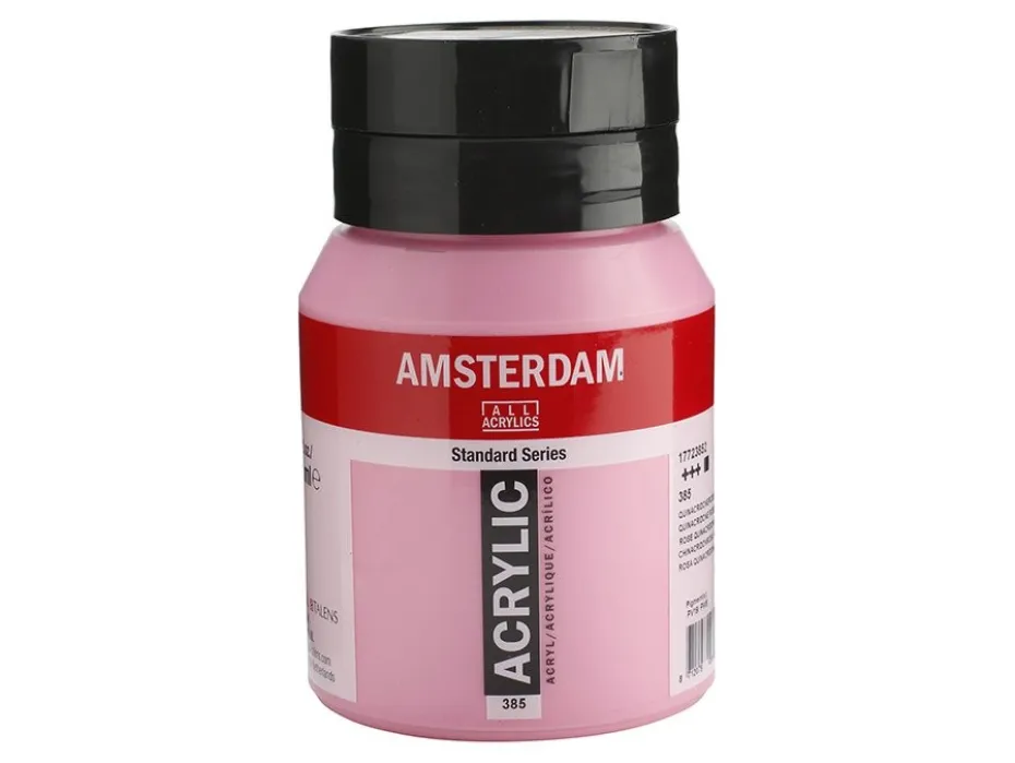 Amsterdam Standard Akryl 500ml – 385 Quinacridone rose lt.