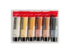 Amsterdam Standard Akryl 20ml Sett 6stk – Metallic