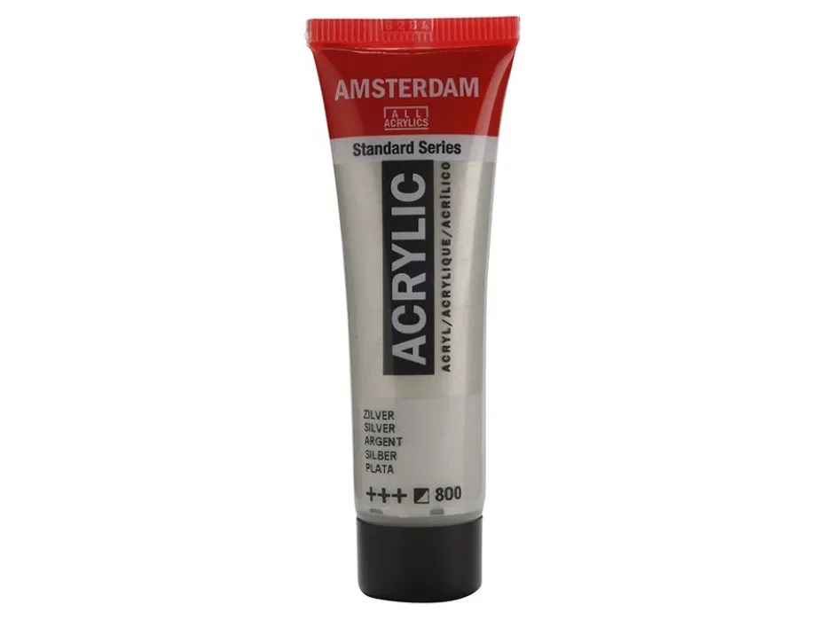 Amsterdam Standard Akryl 20ml – 800 Silver