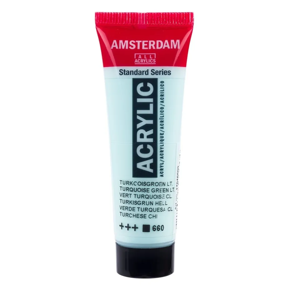 Amsterdam Standard Akryl 20ml – 660 Turquoise Green Light