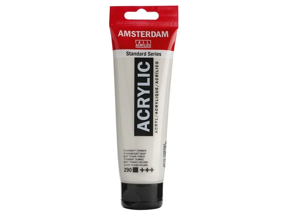 Amsterdam Standard Akryl 120ml – 290 Titanium buff deep