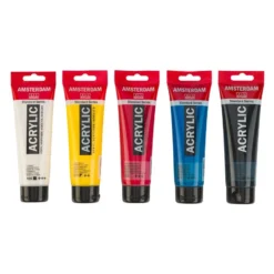 Amsterdam Standard Akryl 120ml – 5 tuber – Primary Set