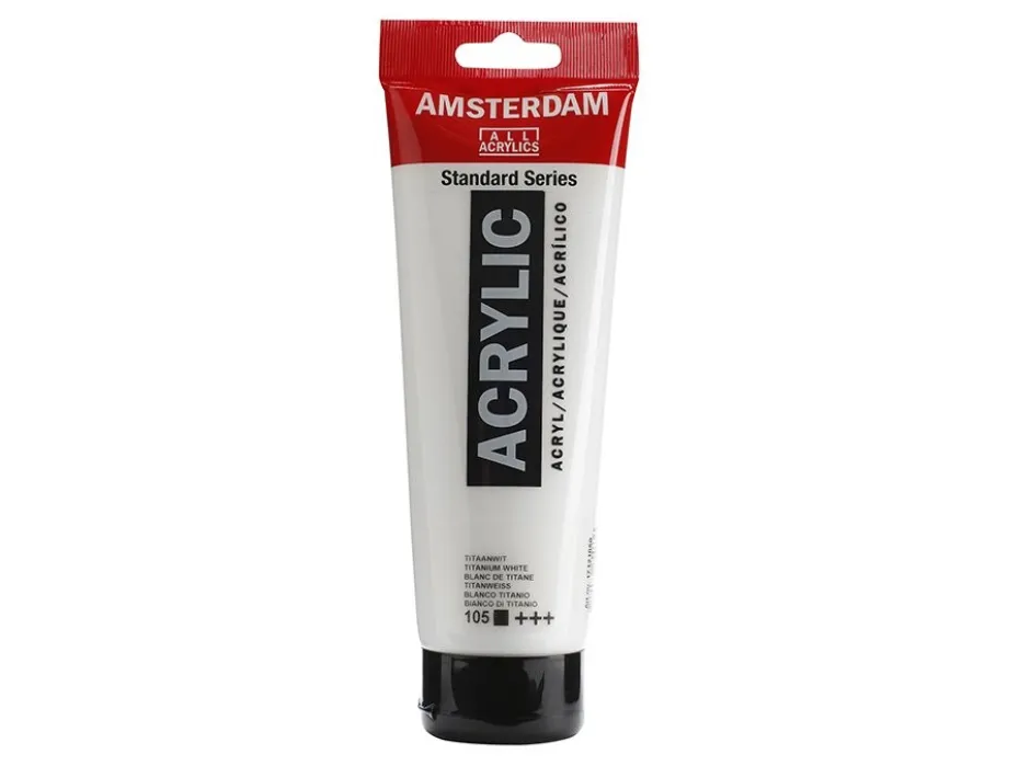Amsterdam Standard Akryl 250ml – 105 Titanium White