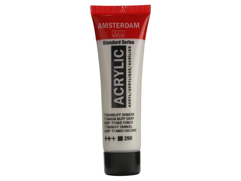 Amsterdam Standard Akryl 20ml – 290 Titanium Buff Deep