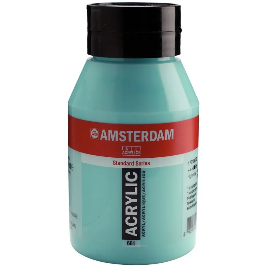 Amsterdam Standard Akryl 1000ml – 661 Turquoise green