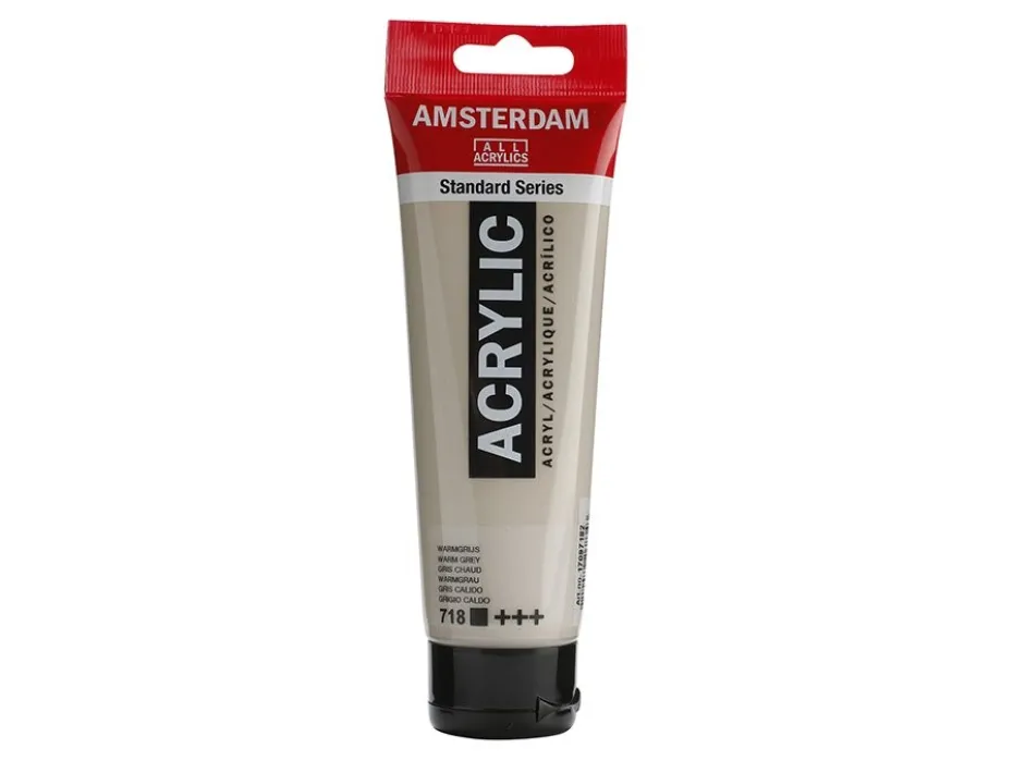 Amsterdam Standard Akryl 120ml – 718 Warm grey