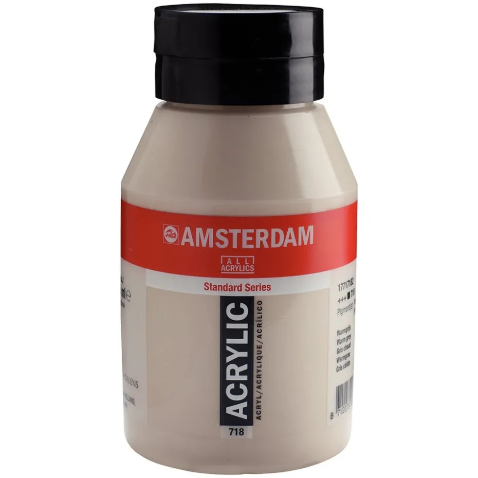 Amsterdam Standard Akryl 1000ml – 718 warm grey