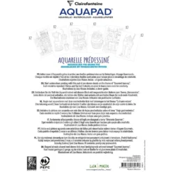 AQUAPAD Akvarellblokk 300g 16ark A5 – Gourmet