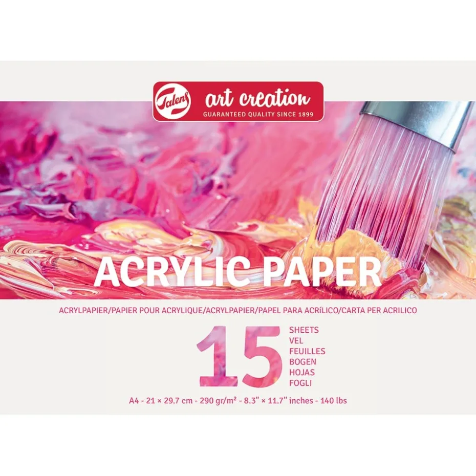 Art Creation Akrylmalingsblokk – A4 – 290g