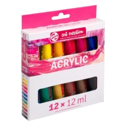 Art Creation Akrylmaling Sett 12x12ml – Standard