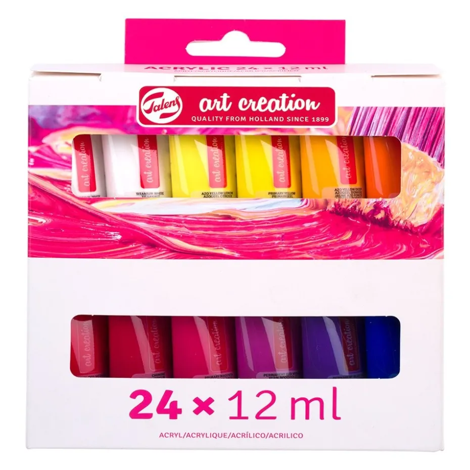 Art Creation Akrylmaling Sett 24x12ml – Standard