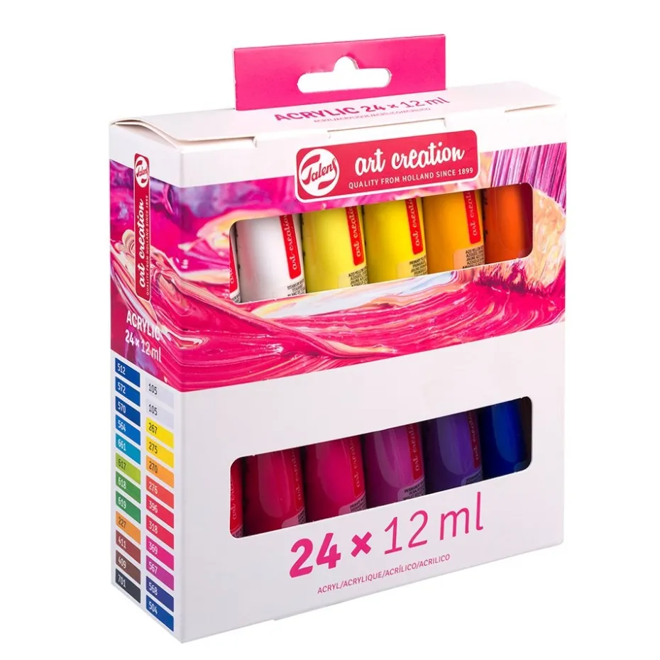 Art Creation Akrylmaling Sett 24x12ml – Standard