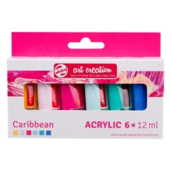 Art Creation Akrylmaling Sett 6x12ml – Caribbean