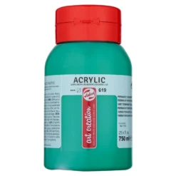 Art Creation Akryl 750ml – 619 Permanent green deep