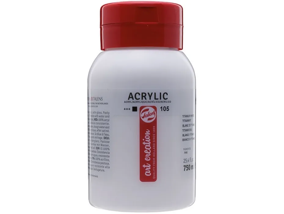 Art Creation Akryl 750ml – 105 Titanium white