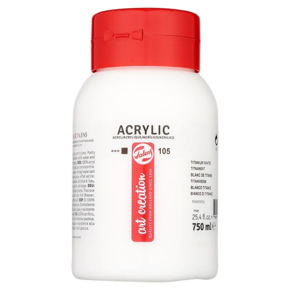 Art Creation Akryl 750ml – 105 Titanium white