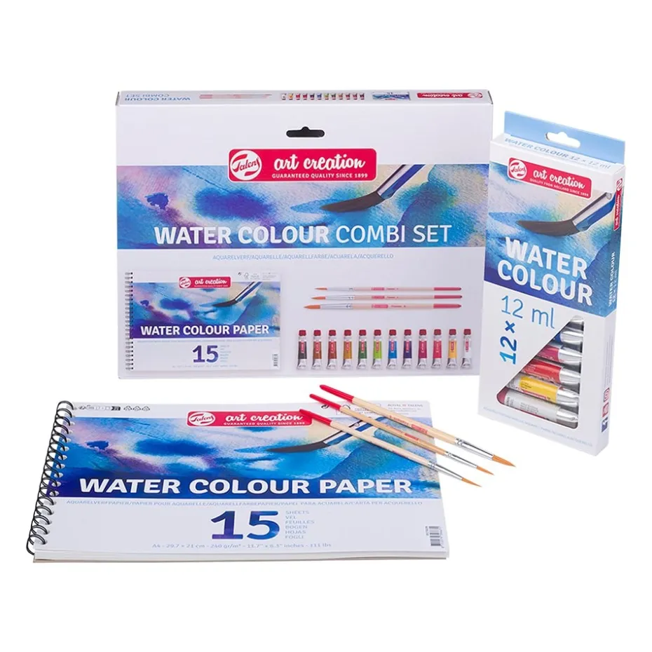 Art Creation Akvarellsett – Paper Combi Set Watercolour