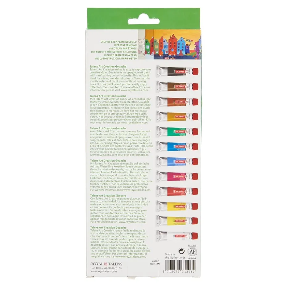 Art Creation Gouache 12x12ml