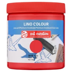 Art Creation Linotrykkfarge 250ml – 3018 Red