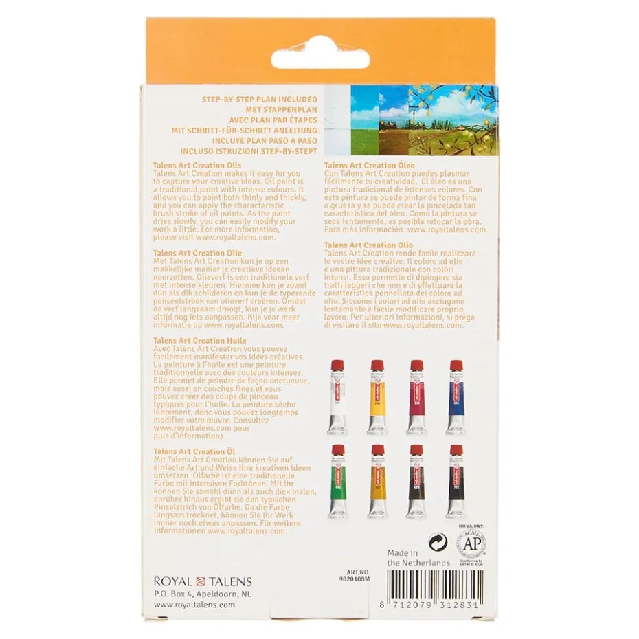 Art Creation Oil Colour 8x12ml