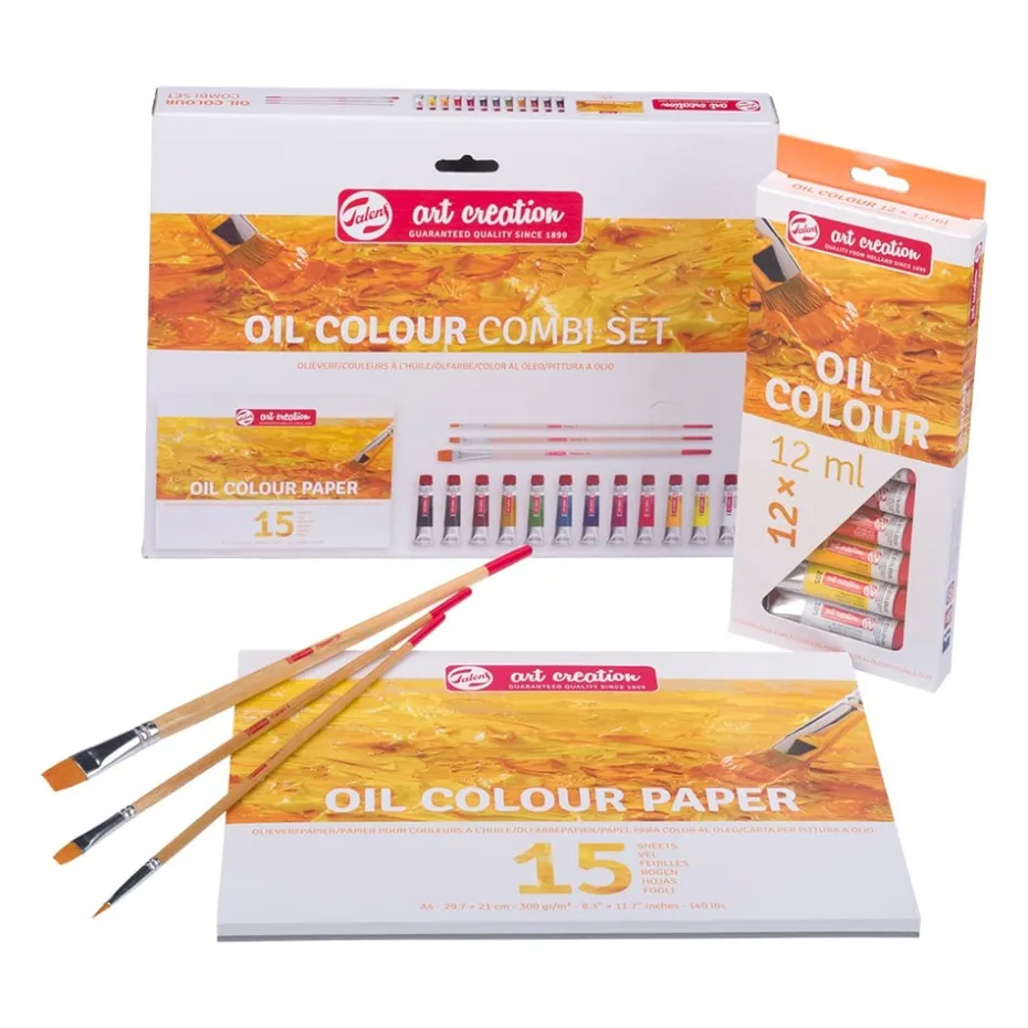 Art Creation Oljemalingsett – Paper Combi set Oil