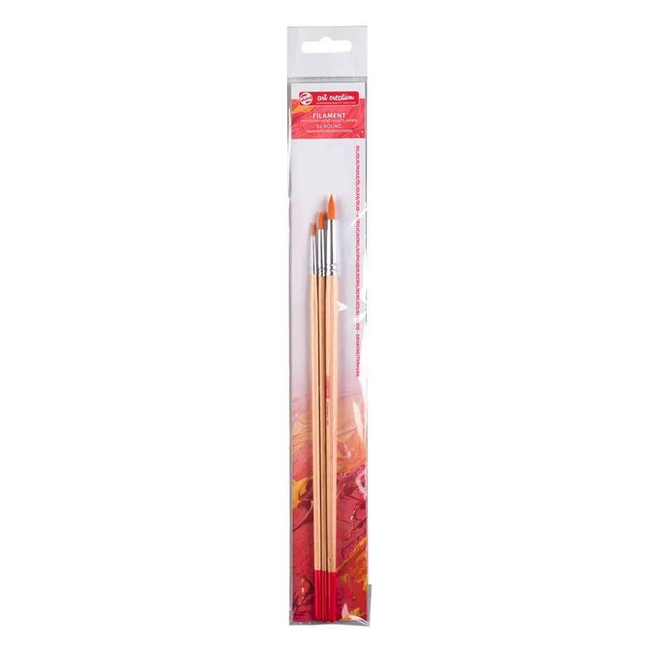 Art Creation Penselsett – Polyester Rund 2-6-10