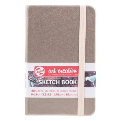 Art Creation Skissebok m/strikk 140g 9x14cm – Champagne