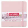 Art Creation Skissebok m/strikk 140g 12x12cm – Rosa