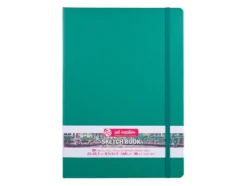 Art Creation Skissebok m/strikk 140g A4 – Forest Green
