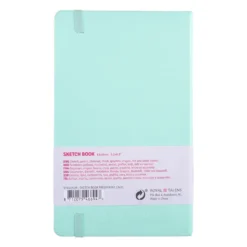Art Creation Skissebok m/strikk 140g 13x21cm – Fresh Mint