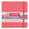 Art Creation Skissebok m/strikk 140g 12x12cm – Korallrød