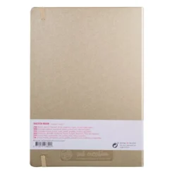 Art Creation Skissebok m/strikk 140g A4 – Gull