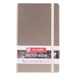 Art Creation Skissebok m/strikk 140g 13x21cm – Champagne