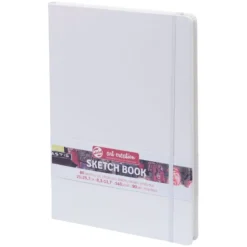 Art Creation Skissebok m/strikk 140g A4 – Hvit