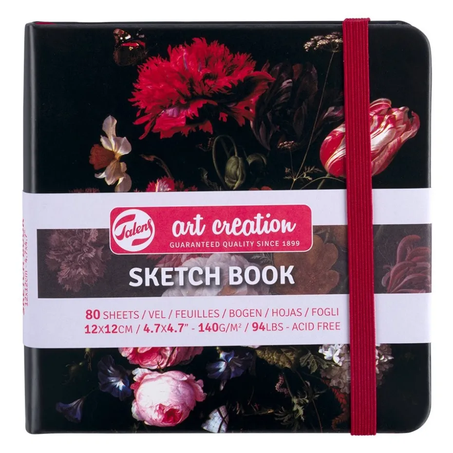 Art Creation Skissebok m/strikk 140g 12x12cm – Still Life