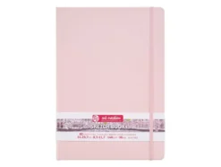 Art Creation Skissebok m/strikk 140g A4 – Rosa
