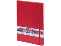 Art Creation Skissebok m/strikk 140g A4 – Rød
