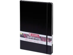 Art Creation Skissebok m/strikk 140g A4 – Sort