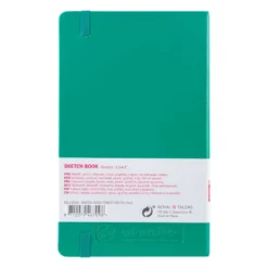 Art Creation Skissebok m/strikk 140g 13x21cm – Forest Green