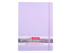 Art Creation Skissebok m/strikk 140g A4 – Pastel Violet