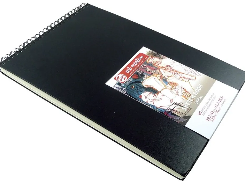 Art Creation Skissebok spiral 110g – 42×29,7cm