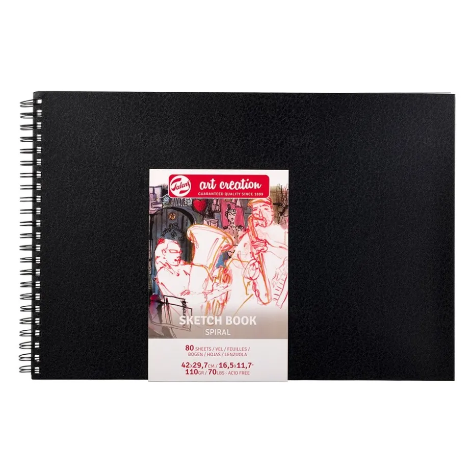Art Creation Skissebok spiral 110g – 42×29,7cm