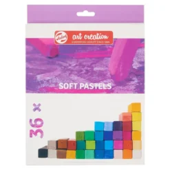Art Creation Soft Pastels – Sett med 36 farger