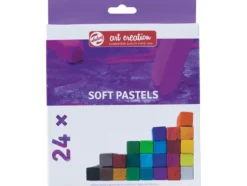 Art Creation Soft Pastels – Sett med 24 farger