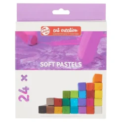 Art Creation Soft Pastels – Sett med 24 farger