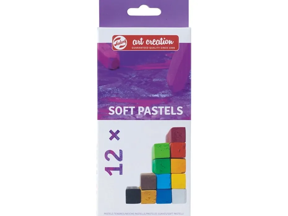 Art Creation Soft Pastels – Sett med 12 farger