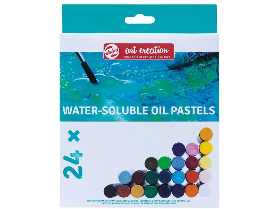 Art Creation Water-Soluble Oil Pastels – Sett med 24 farger